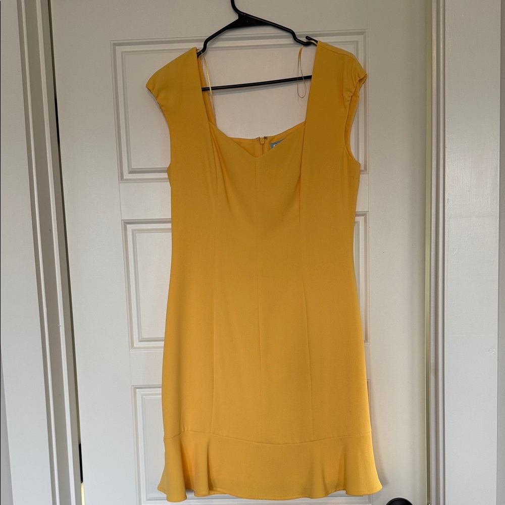 CeCe Sunny Yellow Mini Dress